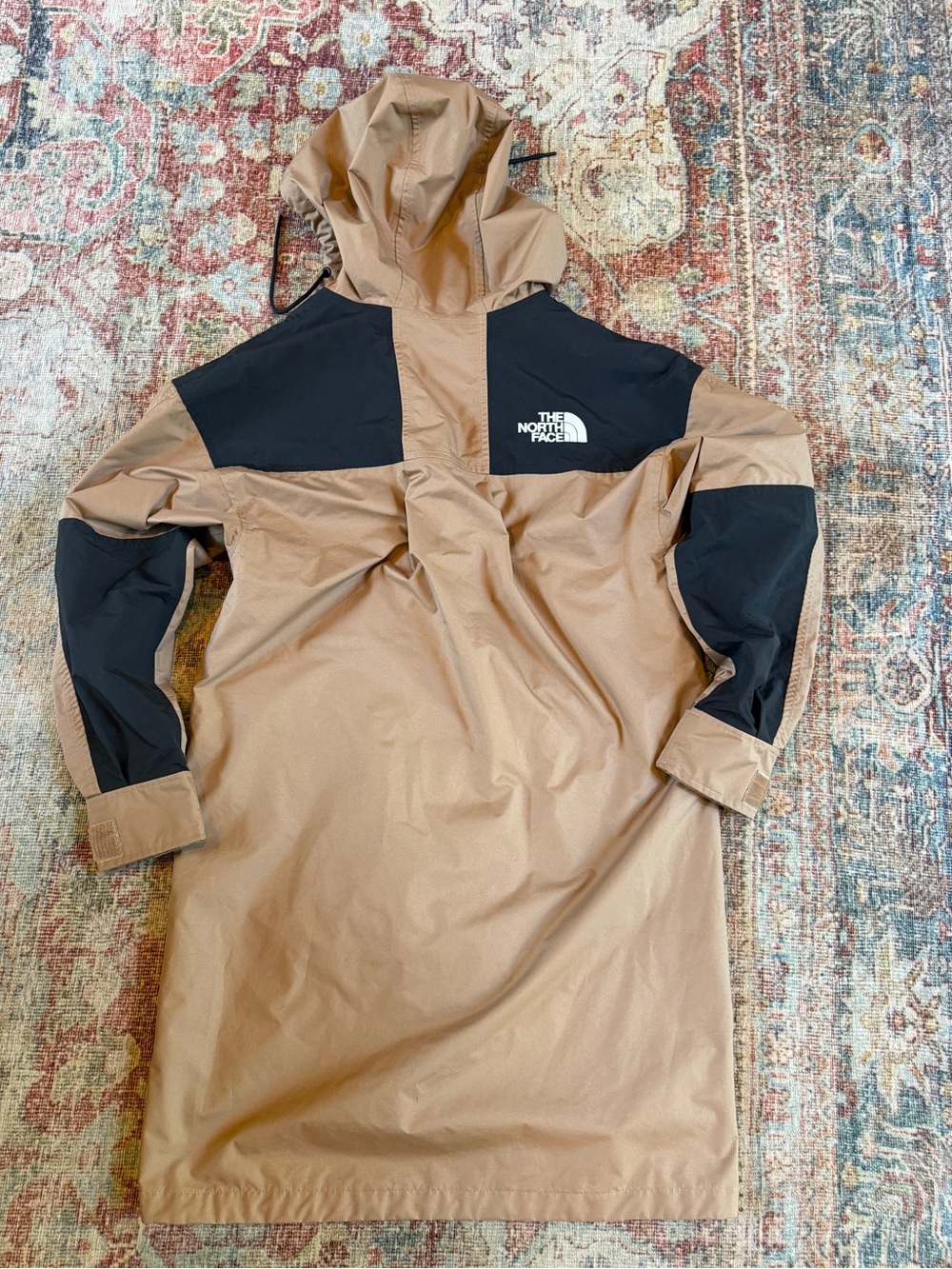 The North Face Reign On Parka Women’s Two-Tone Brown & Black Long Hooded Jacket - Picture 5 of 14